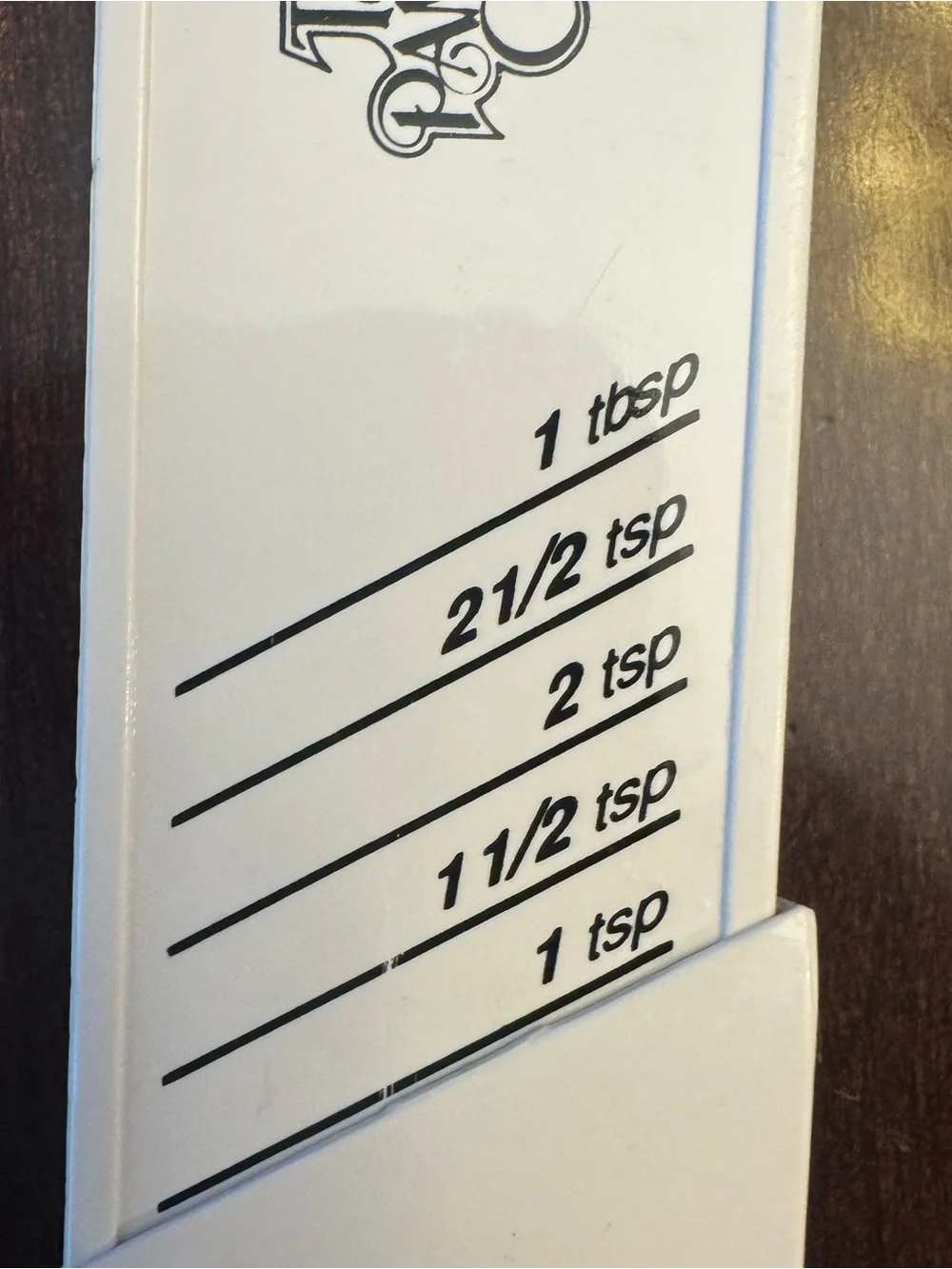 Set of 2 Pampered Chef Adjustable Measuring Spoons